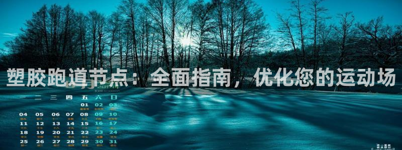 谈球吧体育app登陆：塑胶跑道节点：全面指南，优化您的运动场