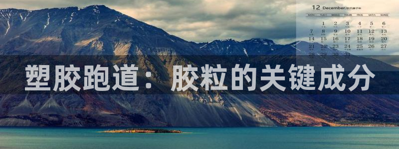 谈球吧官网在线入口：塑胶跑道：胶粒的关键成分