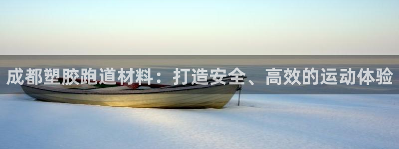 谈球吧官网在线入口手机版免费观看：成都塑胶跑道材料：打造安全、高效的运动体验