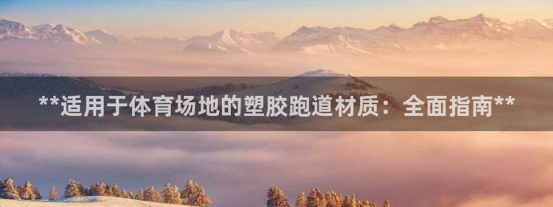 谈球吧下载地址：**适用于体育场地的塑胶跑道材质：全面指南**