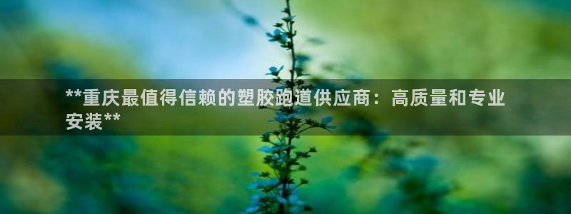 谈球吧网页登录：**重庆最值得信赖的塑胶跑道供应商：高质量和专业
安装**