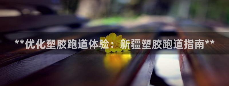 谈球吧平台：**优化塑胶跑道体验：新疆塑胶跑道指南**