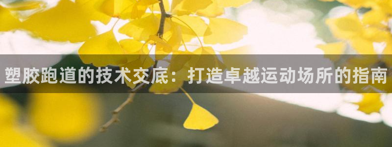 谈球吧官网在线入口手机版下载安装：塑胶跑道的技术交底